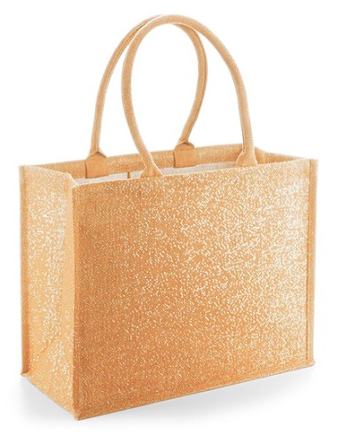 W-W437-Shimmer Jute Shopper
